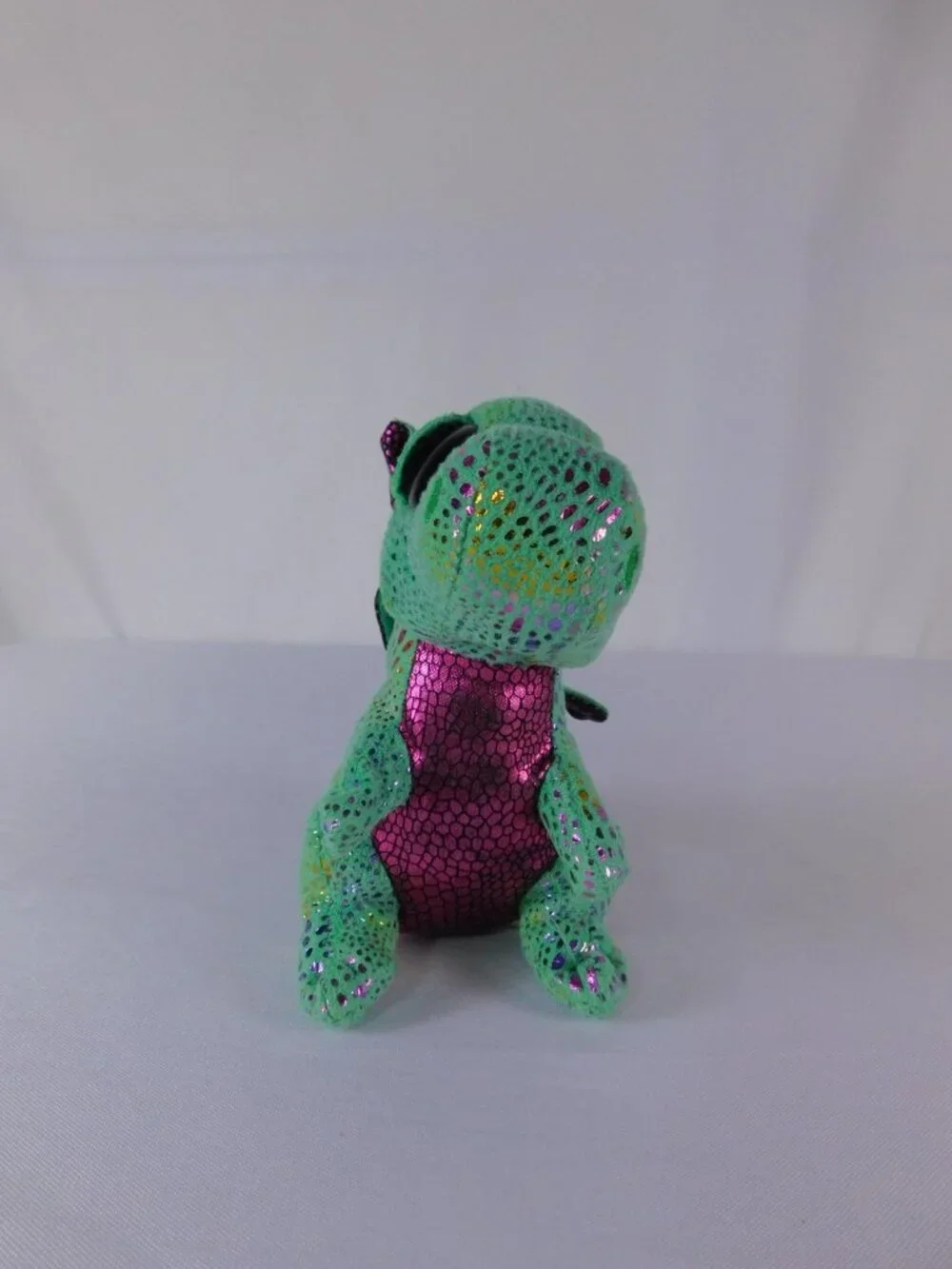 Ty Beanie Boos Cinder Green Dragon Plush Small Stuffed Animal Toy Washable